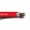 18 AWG 2C Solid Bare Copper Al Aramid Shielded FPLR LSZH Fire Alarm Circuit Integrity Cable