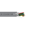 22 AWG 8C Strand Bare Copper Shielded Riser Al Mylar Low-Smoke PVC Security Access Control Cable