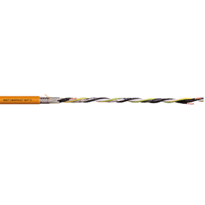 Igus CF27-250-15-02-01-D (4awg-4C+16awg-1STP) Stranded Bare Copper Shielded TC Braid PUR 1000V Chainflex® CF27.D Servo Cable