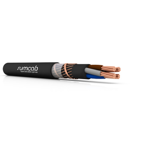 Sumline® 111300070240000 10 AWG 7C Bare Copper Concentric Shield PVC NYCY 0.6/1kV Rigid Cable