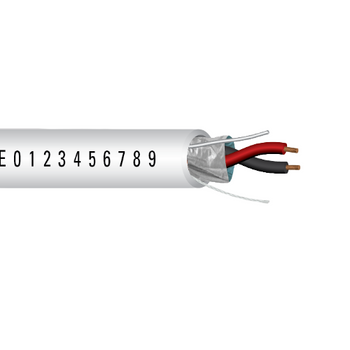 14 AWG 2C Strand Bare Copper Shielded Plenum Al Mylar Low-Smoke PVC Institutional Speaker Cable