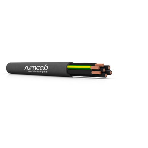 Sumflex® 100700610190100 17 AWG 61C Bare Copper Unshielded PVC ÖPVC 300/500V Industrial Flexible Cable