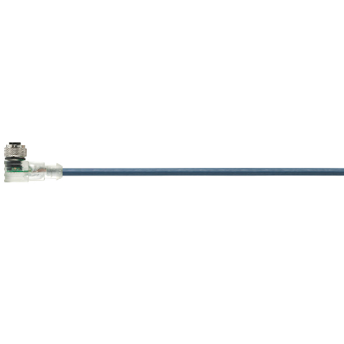 Igus Chainflex® CF.INI CF9 Angled W/ LED M12 x 1 Bare Copper Unshielded TPE Sensor/Actuator Cable