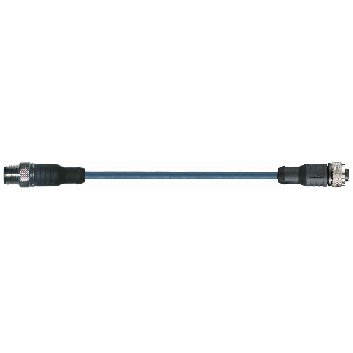 Igus Chainflex® CF.INI CF9 Straight M12 x 1 Socket/Pin Bare Copper Unshielded TPE Linking Cable