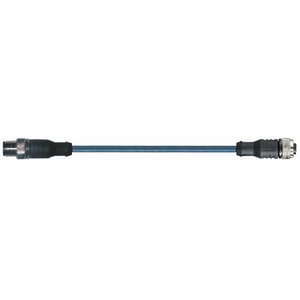 Igus MAT90410313 22 AWG 4C Straight M12 x 1 Socket/Pin Bare Copper Unshielded TPE 5M Chainflex CF.INI CF9 Linking Cable