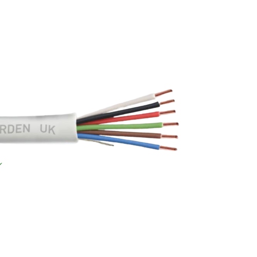 18 AWG 6P Stranded Bare Copper CMP Remguard LS-PVC 300V Digital PowerPipe Cable