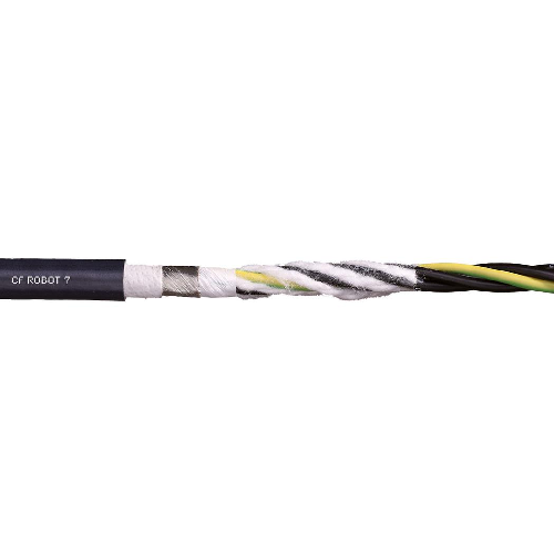 Igus CFROBOT7-60-04-C 10 AWG 4C Stranded Tinned Copper Braid Shielded PUR 1000V Chainflex® CFROBOT7 Motor Cable