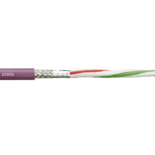 Igus CF898-082 14 AWG 1P Stranded Bare Copper Shielded Al TC Braid ...