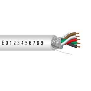 20 AWG 5C Strand Bare Copper Plenum Shielded Al Mylar Low-Smoke PVC Temperature Control Cable