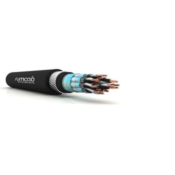 18 AWG 16P Bare Copper Shielded TC Braid PVC Sumline RE-2X(ST)YSWAY PIMF 500V Armored Instrumentation Cable