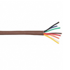 ECS LVT18-06 18 AWG 6C Solid Bare Copper Unshielded PVC CMG FT4 CSA Low Voltage Thermostat Wire
