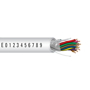 18 AWG 12C Strand Bare Copper Plenum Shielded Al Mylar Low-Smoke PVC Temperature Control Cable