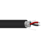 22 AWG 1P Tinned Copper Shielded Riser PVC Jacket 300V Mic Line Level Control Cable