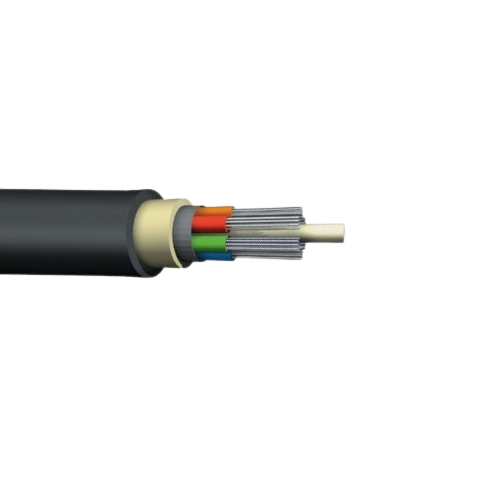 16 Fiber 8 Strand 28 Series Outdoor Gel Filled Single Armor/Single Jacket Loose Tube Fiber Optic Cable