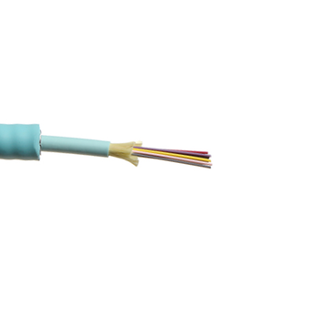 24 Fiber 11 Series Tight Buffered Riser Distribution 900µm Interlock Armor Indoor Outdoor Optic Cable