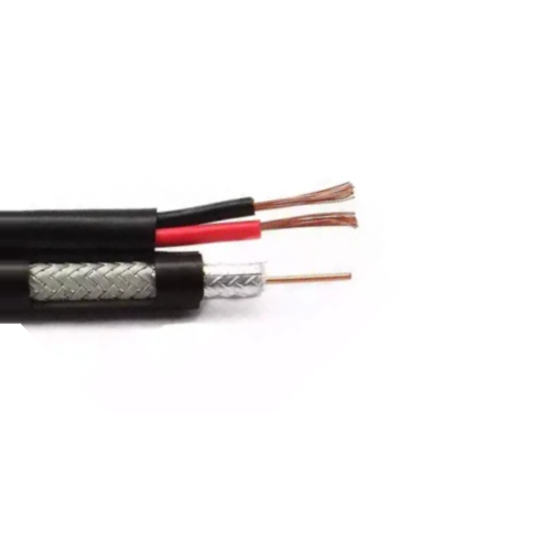 Wavenet H59+182JOSPBK2 20/1 Solid RG59 18/2 BC Siamese Unshielded Direct Burial Coaxial Power Cable