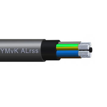 YMvK Al Cca rss Aluminum Unshielded FR PVC 0.6/1kV Installation Cable