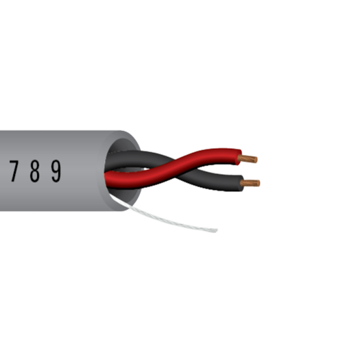 12 AWG 2C 19 Stranded Bare Copper Unshielded Riser PVC 75C 300V Speaker Audio Cable