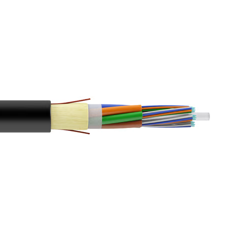 36 Fiber 6 Strand 28D Series Outdoor Gel Free Single Armor/Single Jacket Loose Tube Fiber Optic Cable