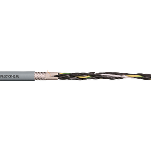 Igus CF140-15-03-UL 16 AWG 3C Stranded Bare Copper Shield TC Braid PVC 300V Chainflex® CF140-UL Control Cable