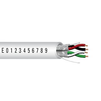 18 AWG 2P Strand TC Individually Shielded Al Mylar CMP Low-Smoke PVC Security Access Control Cable