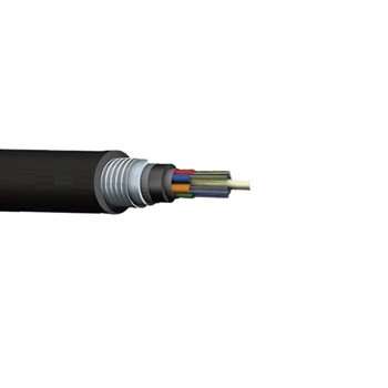 6 Fiber 53 Series Outdoor Central Gel Filled Armor/Double Jacket Loose Tube Fiber Optic Cable