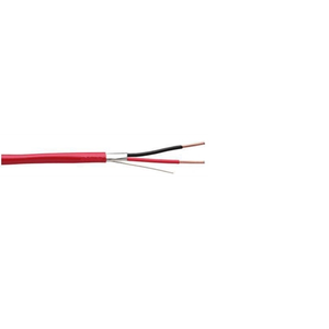 16 AWG 2C Solid Bare Copper Twisted Shielded NY 39 Al Polyester ECTFE 200C 300V Fire Alarm Cable