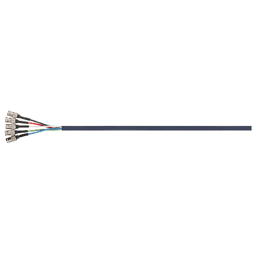 Igus MAT90423409 5Coaxial Socket / Open End BNC Bare Copper Shield TC