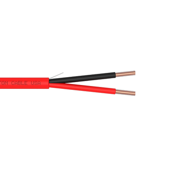 Fire Solid Bare Copper Unshielded FPLP Plenum Polymer PVC 300V Alarm Cable