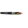 17 AWG 2C Bare Copper Braid Shielded PVC Sumflex® YCY 300/500V Eca CPR Screen Cable