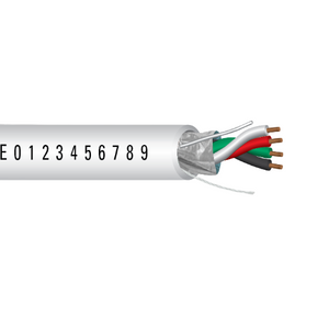 18 AWG 4C Strand Bare Copper Plenum Shielded Al Mylar Low-Smoke PVC Temperature Control Cable