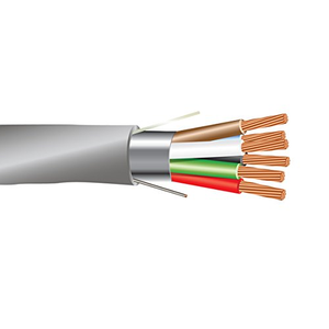 Wavenet CC2206SRGY4 22 AWG 6C Stranded Bare Copper Shielded CMR FR PVC Control Cable