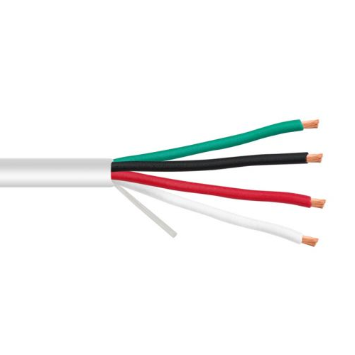 16 AWG 4C Stranded Bare Copper Unshielded Plenum Remguard 300V Vigilance Security Cable