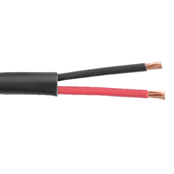 18 AWG 2C Stranded Bare Copper Unshielded Waterblock PVC 300V Direct Burial Wet Location Cable