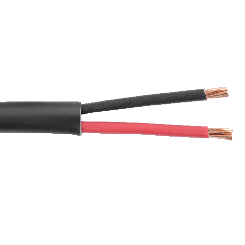 18 AWG 2C Stranded Bare Copper Unshielded Waterblock PVC 300V Direct Burial Wet Location Cable