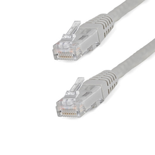25' CAT6 6 Gigabit 650MHz 100W PoE UTP Molded W/Strain Relief Ethernet Cable