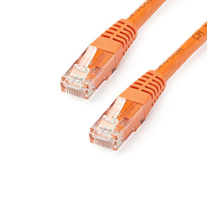 20' CAT6 6 Gigabit 650MHz 100W PoE UTP Molded W/Strain Relief Ethernet Cable