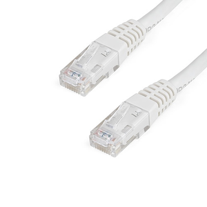 100' CAT6 6 Gigabit 650MHz 100W PoE UTP Molded W/Strain Relief Ethernet Cable