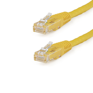 7' CAT6 6 Gigabit 650MHz 100W PoE UTP Molded W/Strain Relief Ethernet Cable