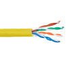 6E 4PR CMR UV SunLight Resistence I/O Category Cable 1000ft box Yellow