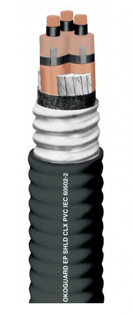 571-22-0130 C-L-X Aluminum Sheath Type IEC 60502-2 - 10kv - 300 mm