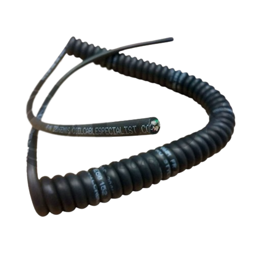 22 AWG 6 Conductor Shielded Black FR PU Jacket