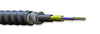 Corning 024T8P-31190-A3 24 Fiber OM4 Plenum 50µm Freedm One Tight Buffered Interlocking Armored Cable