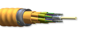 Corning Multi Fiber OM4 Riser 50&micro;m Extended 10G MIC Unitized Tight Buffered Interlocking Armored Cable