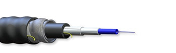 Corning 012TSF-T4131DA1 12 Fiber OM2 Riser 50µm Freedm LST Loose Tube Gel Free Interlocking Armored Cable