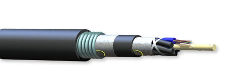 Corning 024EU5-T4101D20 24 Fiber OS2 Altos Loose Tube Double Jacket Single Armored Cable