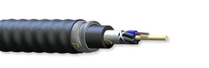 Corning 060TWP-T4191DA3 60 Fiber OM4 50&micro;m EXT 10G Freedm Loose Tube Gel Free Interlocking Armored Cable