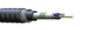 Corning 012TUZ-T4190DAN 12 Fiber OM4 50µm Industrial LSZH Tray Rated LT Gel Free Interlocking Armored Cable