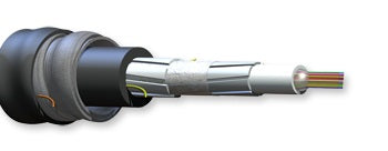 Corning 012TCZ-14131-AZ 12 Fiber OM2 50µm LSZH Ribbon Interlocking Armored Gel Filled Cable