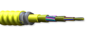 Corning Multi Fiber Plenum OS2 SMF-28 Ultra MIC Tight Buffered Interlocking Armored Cable